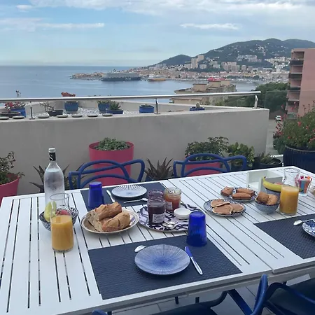Bed & Breakfast Maritime: Seaside Terrace With Private Parking Ajaccio (Corsica)